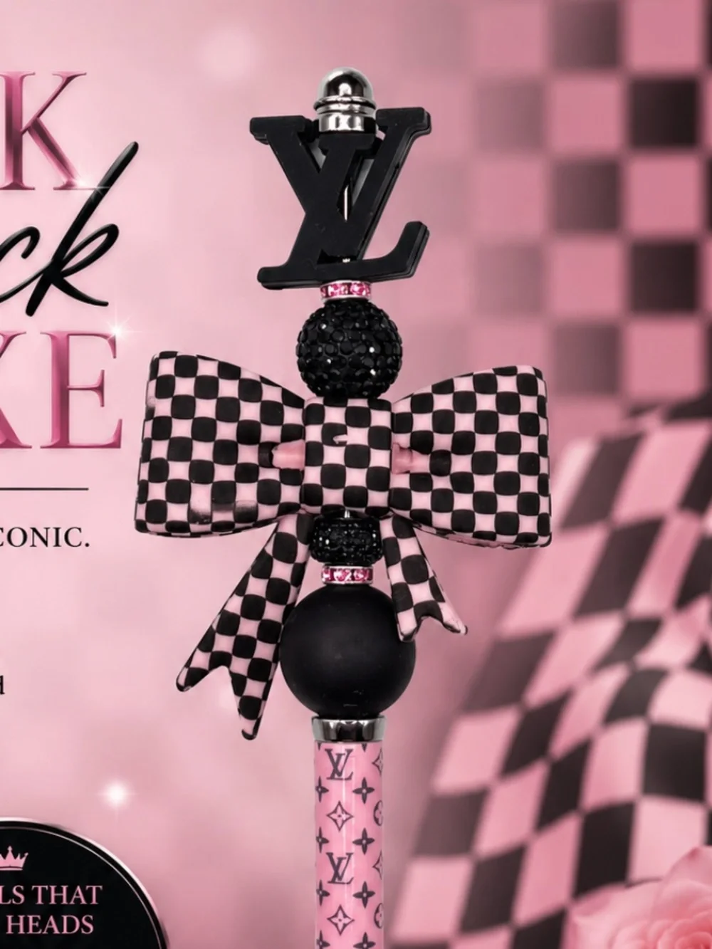 Pink Check Prestige Pen